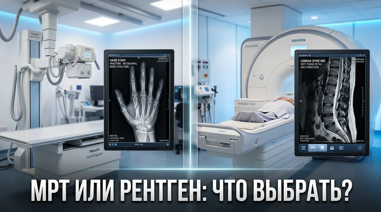 Современные методы визуализации: что лучше — МРТ или рентген